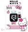Accutime Hello Kitty Kids Touchscreen LED Watch with Sanrio Character Artwork and Town Scene Strap Digital Display Durable Silicone Band Ages 6 Fits Wrists 558