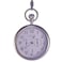 OGLE Waterproof Stainless Steel Week Day Calendar Multifunction Large Size Fob Self Winding Automatic Skeleton Mechanical Pocket Watch Silver CaseWhite Dial