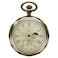 TREEWETO Mechanical Pocket Watches Bronze Roman Numerals Open Face with Chain Men 24Hour Moon Sun Box