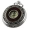 VIGOROSO Mens HandWind Mechanical Pocket Watch Vintage Steampunk Wood Grain Hollow Design with Chain and Box