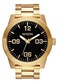 NIXON Womens A34651000 Corporal Analog Display Japanese Quartz Gold Watch