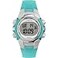 Timex Mens Digital 33mm Watch Blue Strap Digital Dial SilverTone Case