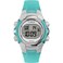 Timex Mens Digital 33mm Watch Blue Strap Digital Dial SilverTone Case