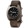 BERTUCCI 42 mm Titanium Field Watch D3T RETROFORM Epic Black dial Ghost Gray Nylon Band 17017