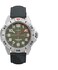 Timex Mens Expedition North Ridge 42mm Watch Black Strap Green Dial SilverTone Case