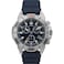 Timex Mens Expedition Ridge Chronograph 42mm Watch Blue Strap Blue Dial IP Steel Case