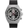 Timex Mens Legacy Tonneau Chronograph 42mm Watch Black Strap Black Dial Stainless Steel Case
