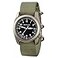 BERTUCCI 44 mm Titanium Field Watch A4TS AERO Solar Black dial Defender Drab Nylon Band 13901
