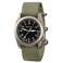 BERTUCCI 44 mm Titanium Field Watch A4TS AERO Solar Black dial Defender Drab Nylon Band 13901