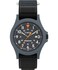 Timex Mens Expedition Acadia 40mm Watch Fastwrap Black Dial Black Case