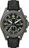 Timex Mens Expedition North Field Post 43mm Watch Black Strap Black Dial Titanium Case