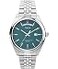 Timex Mens Legacy 41mm Watch Stainless Steel Bracelet Green Dial Stainless Steel Case