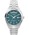 Timex Mens Legacy 41mm Watch Stainless Steel Bracelet Green Dial Stainless Steel Case