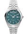 Timex Mens Legacy 41mm Watch Stainless Steel Bracelet Green Dial Stainless Steel Case
