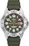 Timex Mens Expedition North Ridge 41mm Watch Green Dial SilverTone Case Green Strap