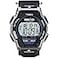 Timex Mens Ironman Triathlon Endure 30 Shock 42mm Watch Black SilverTone Case with Black Fast Wrap Strap