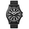 Timex Mens TW4B08100 Expedition Acadia Black LeatherNylon Strap Watch