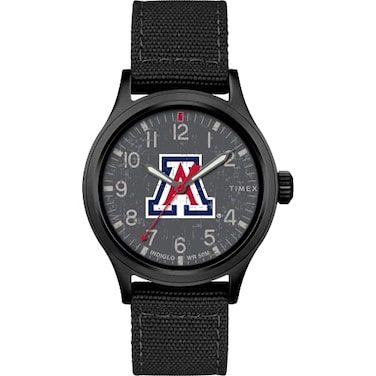 Timex Tribute Mens Collegiate Scout 40mm Watch Arizona Wildcats with Black Fabric Strap