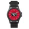 Timex Mens Collegiate Pride 40mm Watch Georgia Bulldogs with Black FastWrap Strap