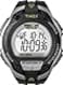 Timex Mens Ironman Triathlon Classic 30 Oversized 43mm Watch SilverTone Black Case with Black Resin Strap
