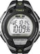Timex Mens Ironman Triathlon Classic 30 Oversized 43mm Watch SilverTone Black Case with Black Resin Strap