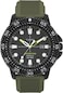 Timex Mens Expedition Gallatin 44mm Watch Black Case Green Dial with Green Silicone Strap