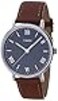 Timex Mens TW2R63900 Southview 41mm TanSilverToneBlue Leather Strap Watch