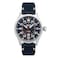 AVI-8 AVI8 Mens 46mm Hawker Hurricane Clowes Automatic Acklington Pilot Watch with Genuine Leather Strap AV409702