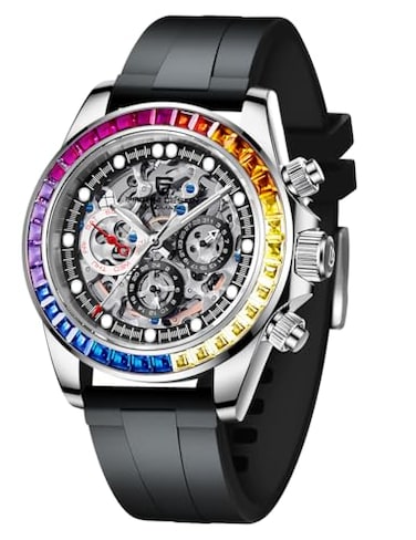 PAGRNE DESIGN Pagani Design Skeleton Design Mechanical Waterproof Watch Sapphire Crystal High Precision Mens Luxury Luxury Watches