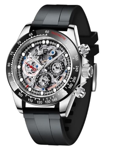 PAGRNE DESIGN Pagani Design Skeleton Design Mechanical Waterproof Watch Sapphire Crystal High Precision Mens Luxury Watches