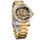 FORSINING Retro Steampunk Skeleton Automatic Diamond Royal Carving Mens Watches Elegant Mechanical Wrist Watch Neutral Clock