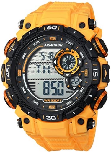 Armitron Sport Mens Digital Chronograph Resin Strap Watch 408397