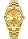 Reginald Watches for Men Hands Sapphire Full Gold Stainless Steel Quartz Dial Unisex Watch Gold