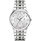 Bulova Mens Modern Two Tone Stainless Steel Diamond Quartz Watch Gray Dial 40mm Style 98D185