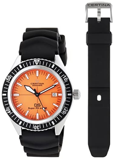 Certina Mens DS SUPER PH500M Stainless Steel Swiss Automatic Diving Watch C0374071728010