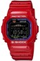G-Shock Casio GShock Tough Solar Red Plastic Resin Case and Bracelet Black Tone Digital Dial Tide Graph Moon Data