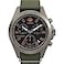 Timex Mens Expedition Field Chronograph 43mm Watch Green Strap Black Dial Gunmetal Case