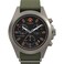 Timex Mens Expedition Field Chronograph 43mm Watch Green Strap Black Dial Gunmetal Case