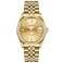 CADISEN Automatic Watches Mens Mechanical Japan 8215 Movement Waterproof Classic Design Wristwatch Gold