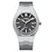 CADISEN Mens Automatic Watch Mechanical Casual Watches for Men Wristwatch Stainless Steel Strap Black Grid