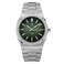 CADISEN Mens Automatic Watch Mechanical Casual Watches for Men Wristwatch Stainless Steel Strap Green