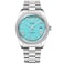 CADISEN Mens Automatic MIYOTA 8285 Mechanical Watch Casual Watches for Men Waterproof Sapphire Light Blue