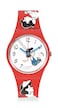 Swatch Gent Biosourced Unisex Watch Casual Polymer Red Quartz Waterproof Klunk
