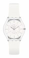 Swatch Skin Classic Biosourced Unisex Watch Casual Plastic White Quartz Waterproof White Classiness