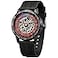 DAXIAOYU Roulette Wheel Automatic Watches for Men Rotating Dial Design Hollow Out Waterproof Mens Unique Style Mechanical Watch Black