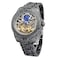 FORSINING Vintage Watch for Men Engraved Automatic SelfWind Mechanical Big Dial Luminous Moon Phase Golden Hollow Tattoo Pattern Wrist Watches Mechanical