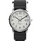 Timex Mens Easy Reader 35mm Watch SilverTone Case White Dial with Black FastWrap Strap