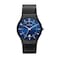 Skagen Mens Sundby ThreeHand Date Midnight Black Titanium Mesh Band Watch Model T233XLTMN