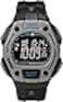 Timex Mens Ironman Triathlon Classic 30 38mm Watch Black Gray Case Negative Display with Black Resin Strap