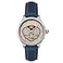 Thomas Earnshaw Mens 43mm Baron Grand Date Calendar Open Heart Automatic Camel Blue Watch with Leather Strap ES818704